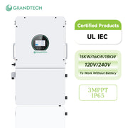 GRANDTECH 15/16/18kW Hybrid Solar Inverter - 120/240V Split Phase