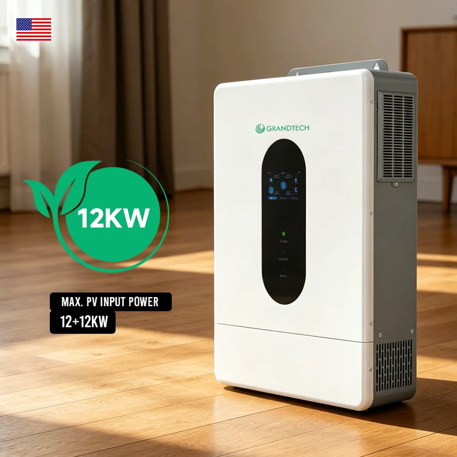 Grandtech 12kW 48V split-phase hybrid solar inverter